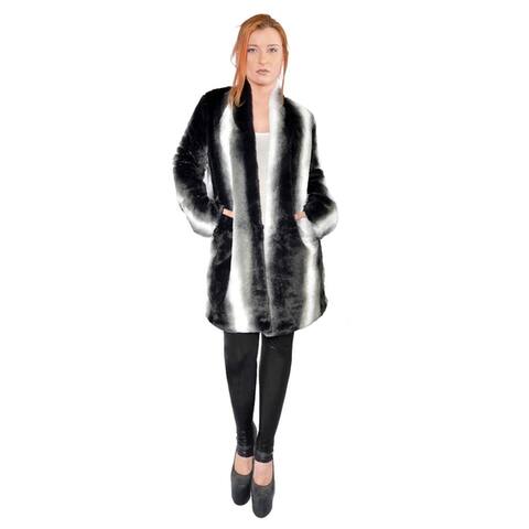 Hestin Meerkat Faux Fur Short Coat