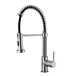 VIGO Chrome Pull-Out Spray Swivel Kitchen Faucet