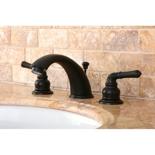 Oil Rubbed Dark Bronze Widespread Bathroom Faucet