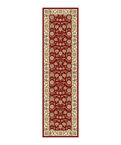 Safavieh Lyndhurst Traditional Oriental Burgundy/ Ivory Runner (2'3 x 8')