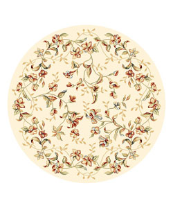 Safavieh Lyndhurst Traditional Floral Beige Rug (5' 3 x 5' 3 Round)