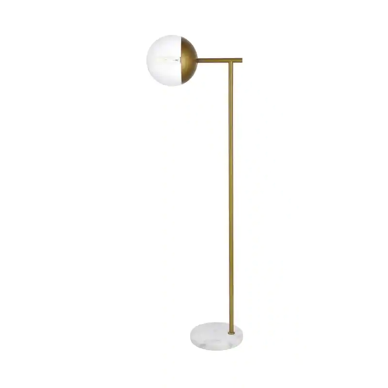 1-Light Floor Lamp with Clear Glass