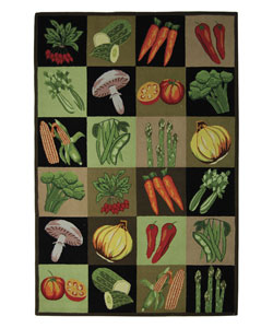 Safavieh Handmade Vintage Vegetable Collage Wool Rug (6' x 9')
