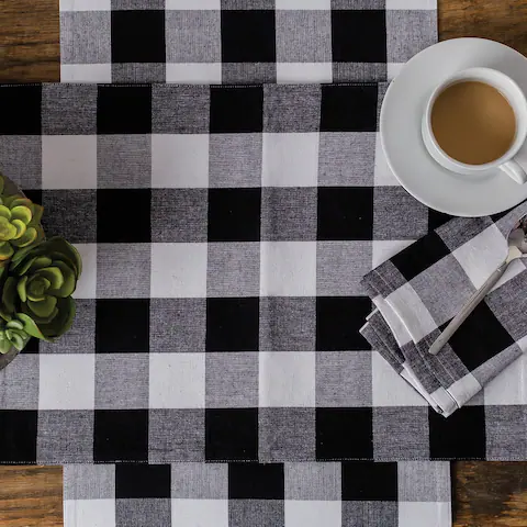 Griffin Check Table Runner