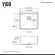 VIGO 23-inch Undermount Stainless Steel 16 Gauge Single Bowl Kitchen Sink - Thumbnail 8