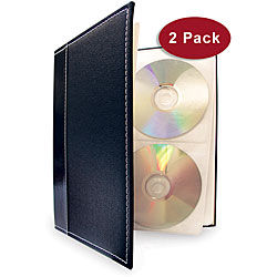Large CD/ DVD Storage Binder System (Pack of 2)