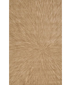 Nourison Traditional Hand-Tufted Caspian Gold Wool Rug (3'6" x 5'6")