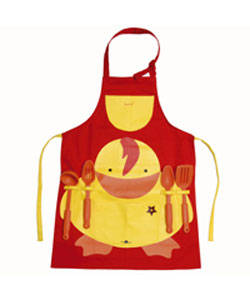 Sheriff Duck Child's Apron with Utensils