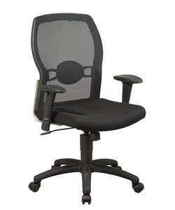 Office Star Screen Back Chair with Mesh Seat