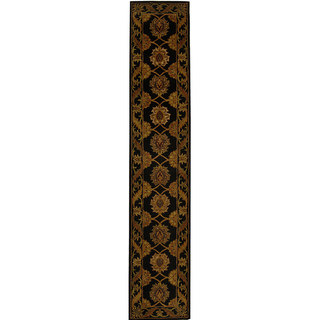 Safavieh Handmade Heritage Timeless Traditional Black Wool Runner (2'3 x 8')