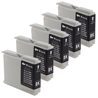 INSTEN Brother Compatible LC-51 Black Ink Cartridges (5 Pack)