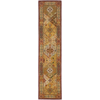 Safavieh Handmade Heritage Traditional Bakhtiari Multi/ Red Wool Runner (2'3 x 10')