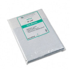 Recycled Jumbo Plain White Poly Mailers - 50/Pack