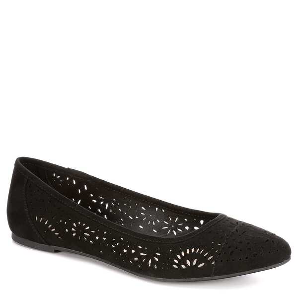 XAPPEAL Womens Adilene Perforated Slip On Flat Shoes