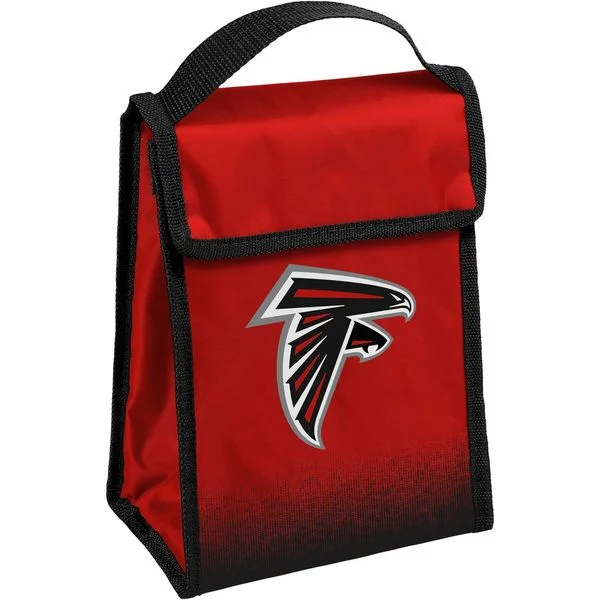 NFL Team Logo Gradient Insulated Velcro Lunch Bag - Atlanta Falcons