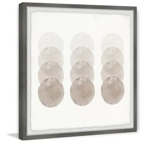 Handmade Capiz Shells Framed Print