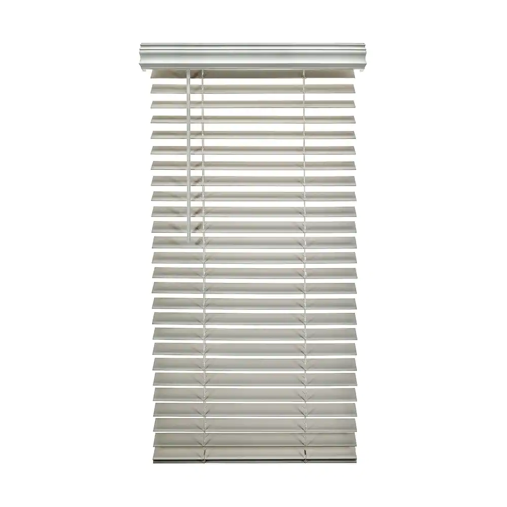 Porch & Den Jex Smooth Snow White Fauxwood Cordless 2-inch Blinds
