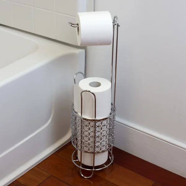 Free Standing Dispensing Toilet Paper Holder, Chrome