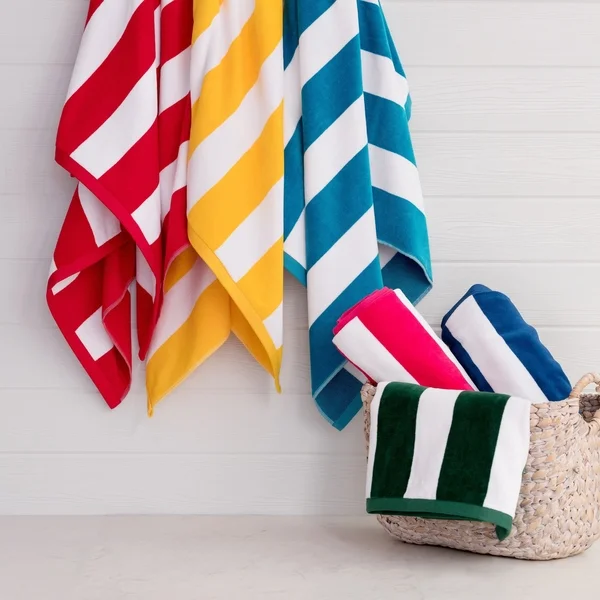 Porch & Den Rosina Oversized 2-Piece Cabana Beach Towel Set