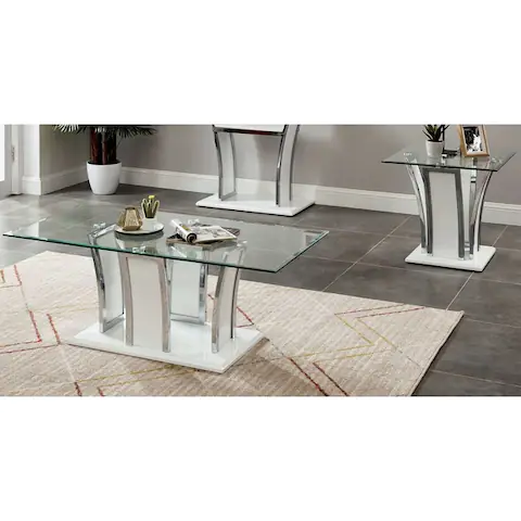 Furniture of America del Rio Modern 2-piece Accent Table Set