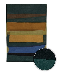 Artist's Loom Hand-tufted Contemporary Geometric Wool Rug (5'x7'6)