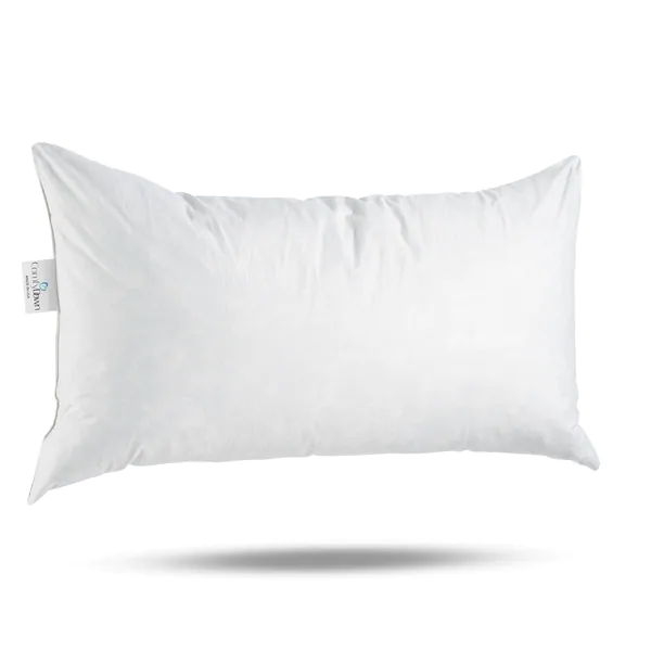 ComfyDown 95% Feather 5% Down, Rectangle Decorative Pillow Insert, Sham Stuffer.