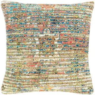 Link to Cresco Woven Jute Boho 18-inch Throw Pillow Cover Similar Items in Decorative Accessories
