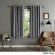 Aurora Home Solid Insulated Thermal 63-inch Blackout Curtain Panel Pair - Thumbnail 9