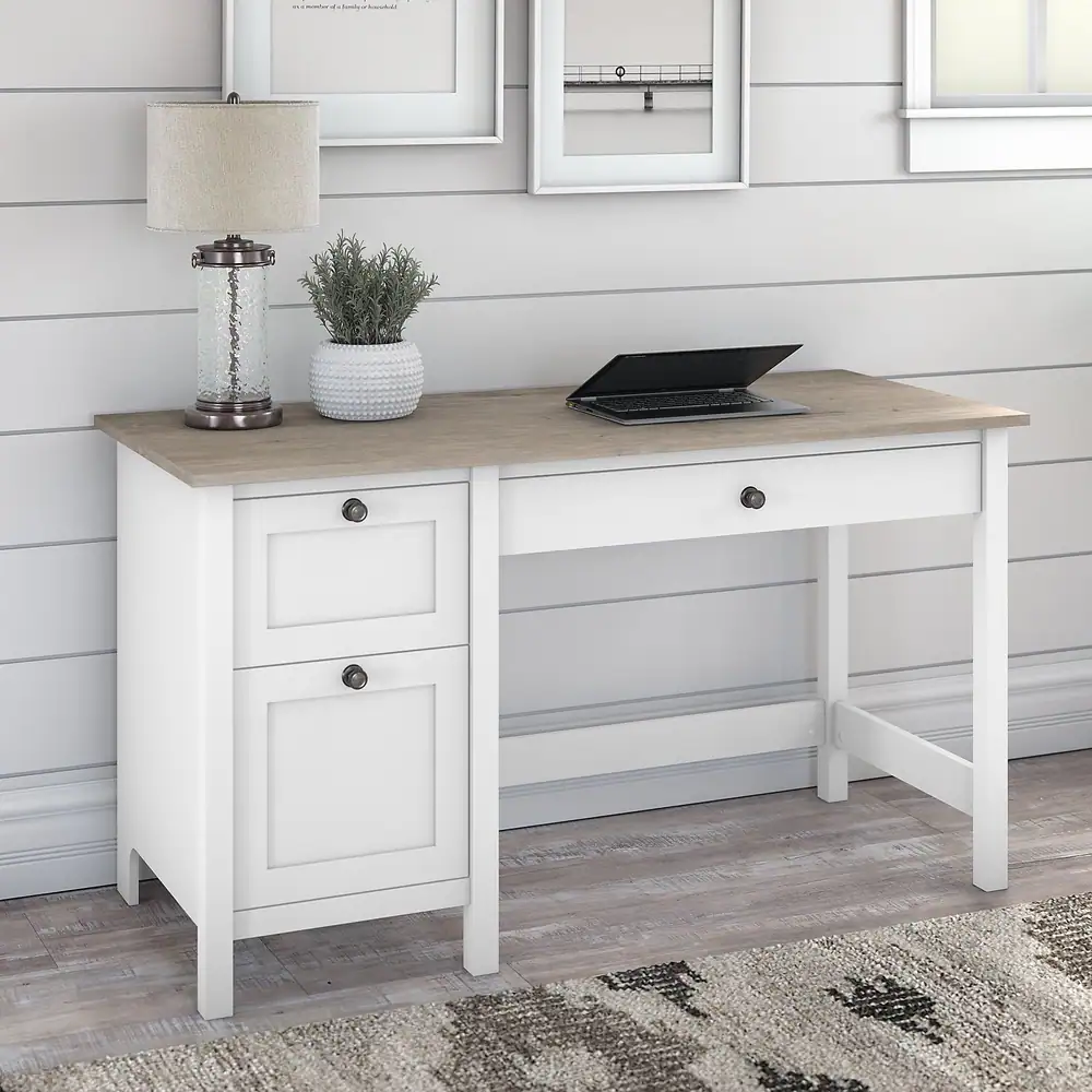 Mayfield 54W Computer Desk with Drawers by Bush Furniture