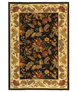 Safavieh Handmade Paradise Black Wool Rug (3'9 x 5'9)