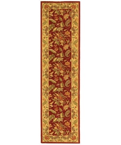 Safavieh Handmade Paradise Red Wool Runner (2'6 x 12')
