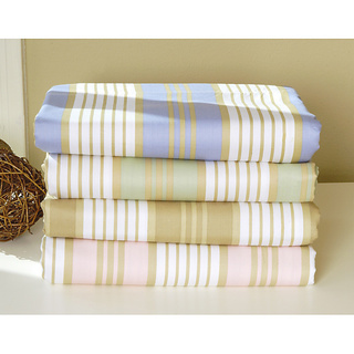 Printed Cabana Stripe 400 Thread Count Sheet Set w/ Bonus Pillowcases