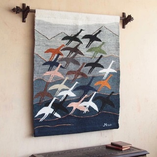 'Flying High' Wool Tapestry (Peru)