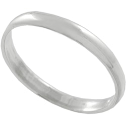 Journee Collection Sterling Silver Plain Ring
