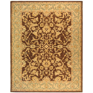 Safavieh Handmade Old World Brown/ Tan Wool Rug (8' x 10')