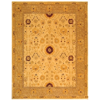 Safavieh Handmade Timeless Ivory/ Sand Wool Rug (8' x 10')