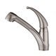 Thumbnail 6, KRAUS Single-Handle Solid Stainless Steel Kitchen Faucet with Pull Out Dual-Function Sprayer. Changes active main hero.