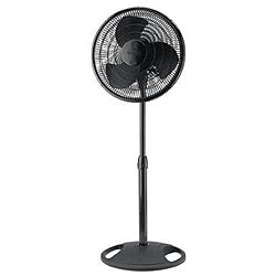 Lasko 2521 Black 16-inch Oscillating Stand Fan