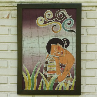Handmade 'Daydreams' Batik art (Thailand)