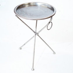 Handmade Collapsible Cocktail Tray Table (India)