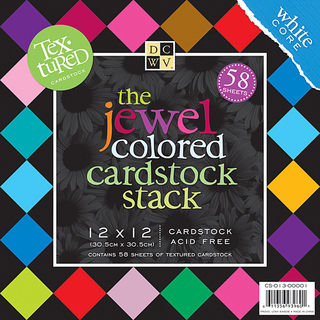 Textured Jewels 12x12 Cardstock Stack