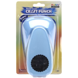Clever Lever Super Jumbo Craft Punch - Scallop Circle