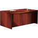 preview thumbnail 2 of 0, Mayline Aberdeen 72-inch Cherry Bow Front Desk Shell