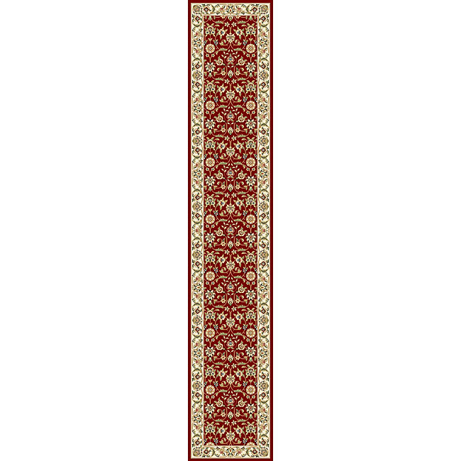 Safavieh Lyndhurst Traditional Oriental Burgundy/ Ivory Runner (2'3 x 14')