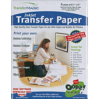 Transfer Magic High-resolution Inkjet Transfer Paper (Pack of Six)