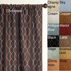 Softline Keeva Rod Pocket 96-inch Curtain Panel