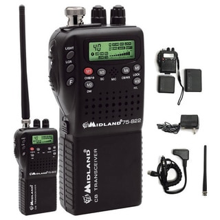 Midland 75-822 Mini 40-channel Cb Radio With Weather/all-hazard Monitor & Mobile