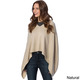 Cashmere Pullover Poncho - Thumbnail 5