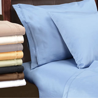 Superior Luxurious Cotton 1500 Thread Count Solid Pillowcase Set
