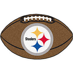 Fanmats NFL Pittsburgh Steelers Football Mat (22 in. x 35 in.)